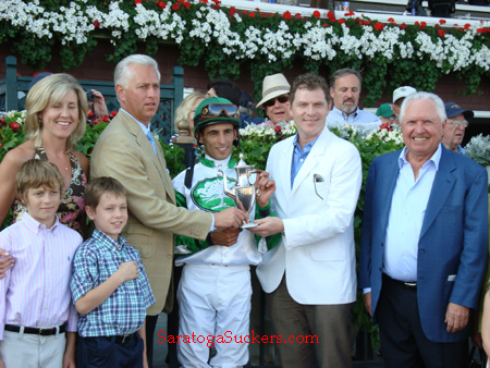 Saratoga Race Track Winners Circle