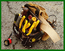 Electrician's Tool Pouch with Tools of the Trade